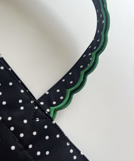 Fleur tote（lesson） Dot Green