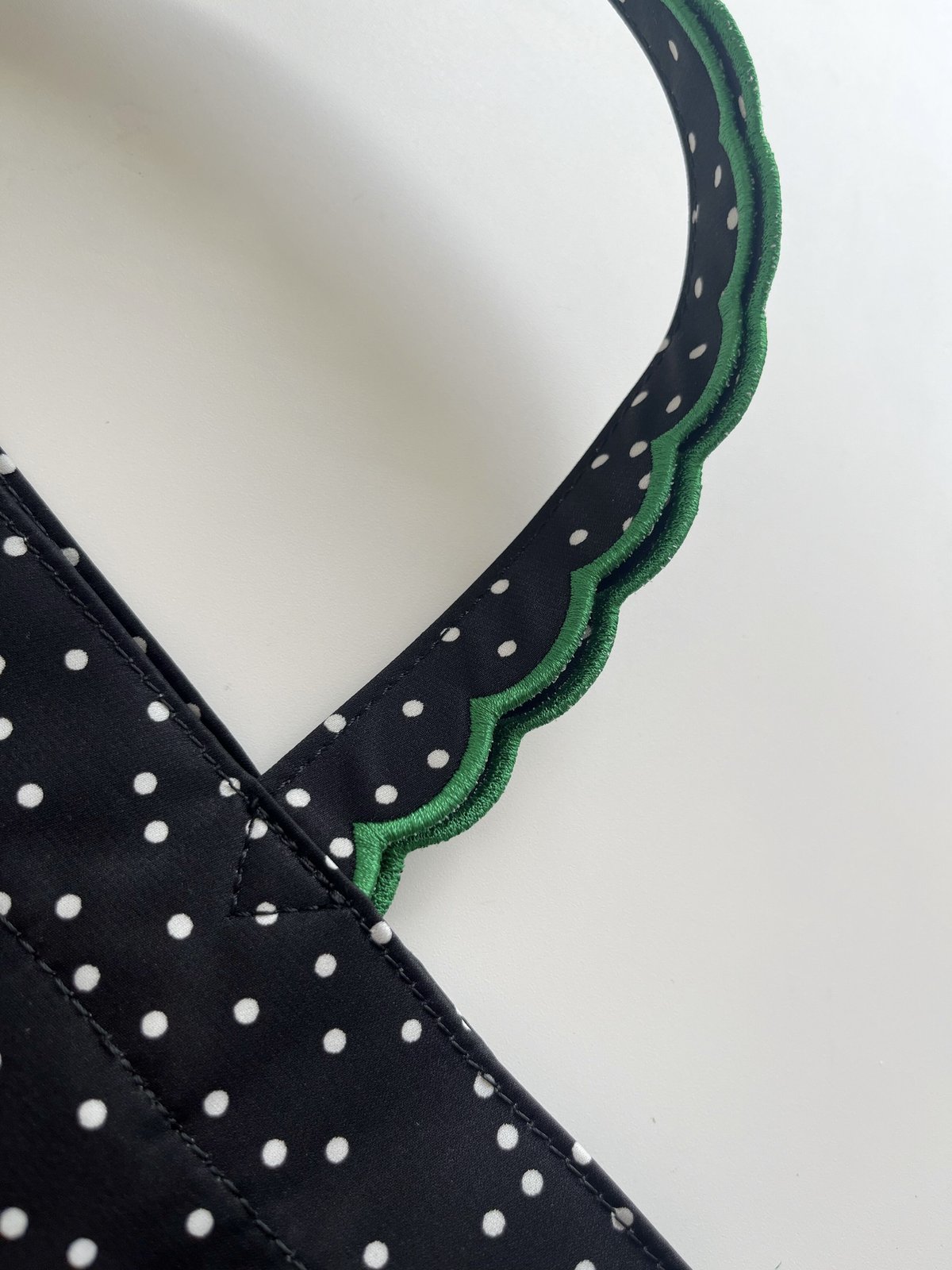 Fleur tote（lesson） Dot Green | elu