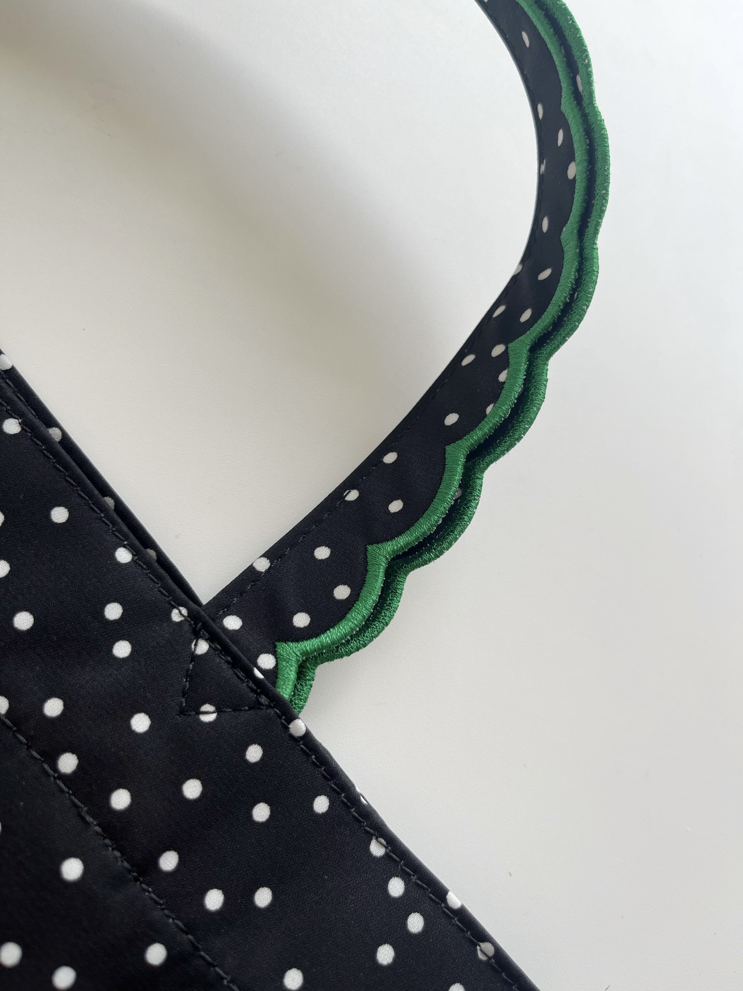 Fleur tote（lesson） Dot Green | elu