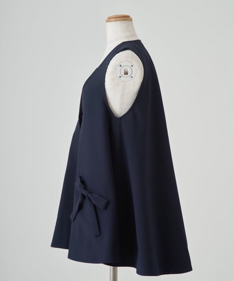Victoria A-line Gillet Navy