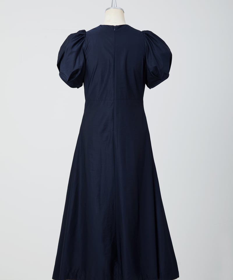 elu. デニム　ワンピース Gabe dress denim ribbon 在庫調整分 | elu