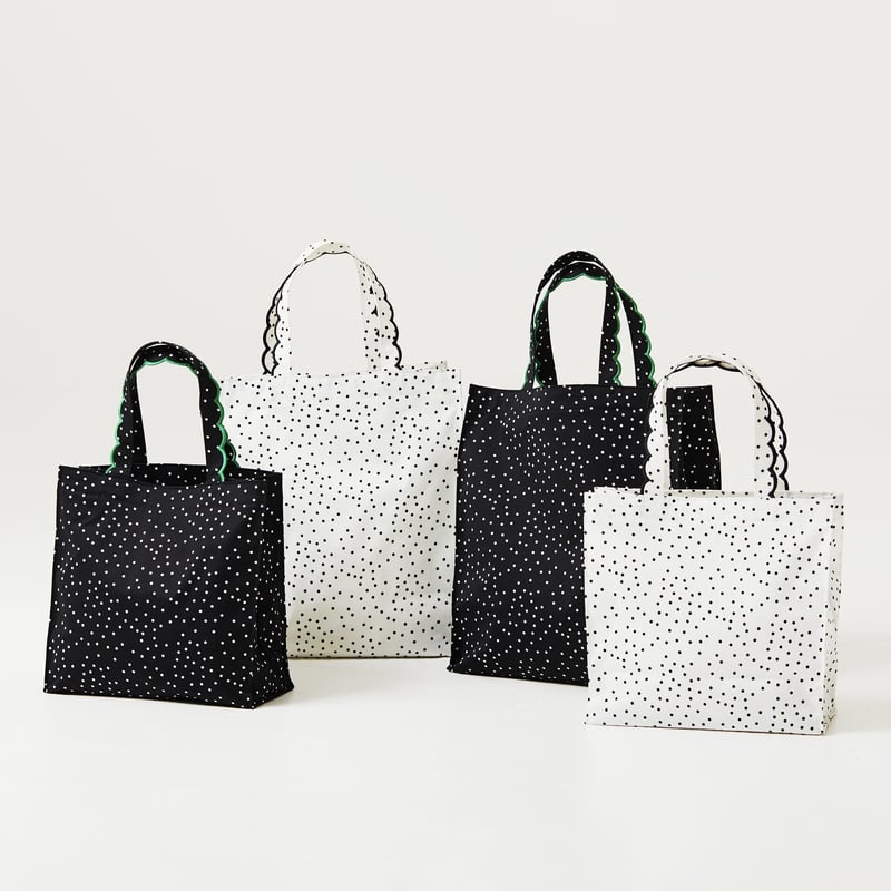 Fleur tote (square small) Dot Green | elu Fleur tote (square small) Dot Green | elu