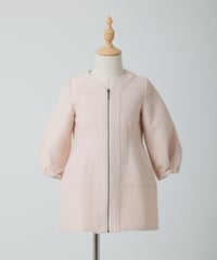 Back yoke double gilet MARIE (tweed)-Black | elu