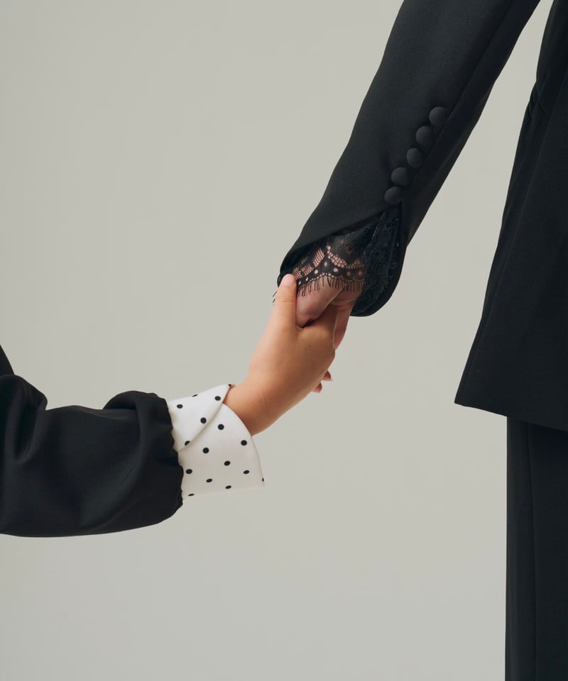 Victoria V collar Jacket Black | elu
