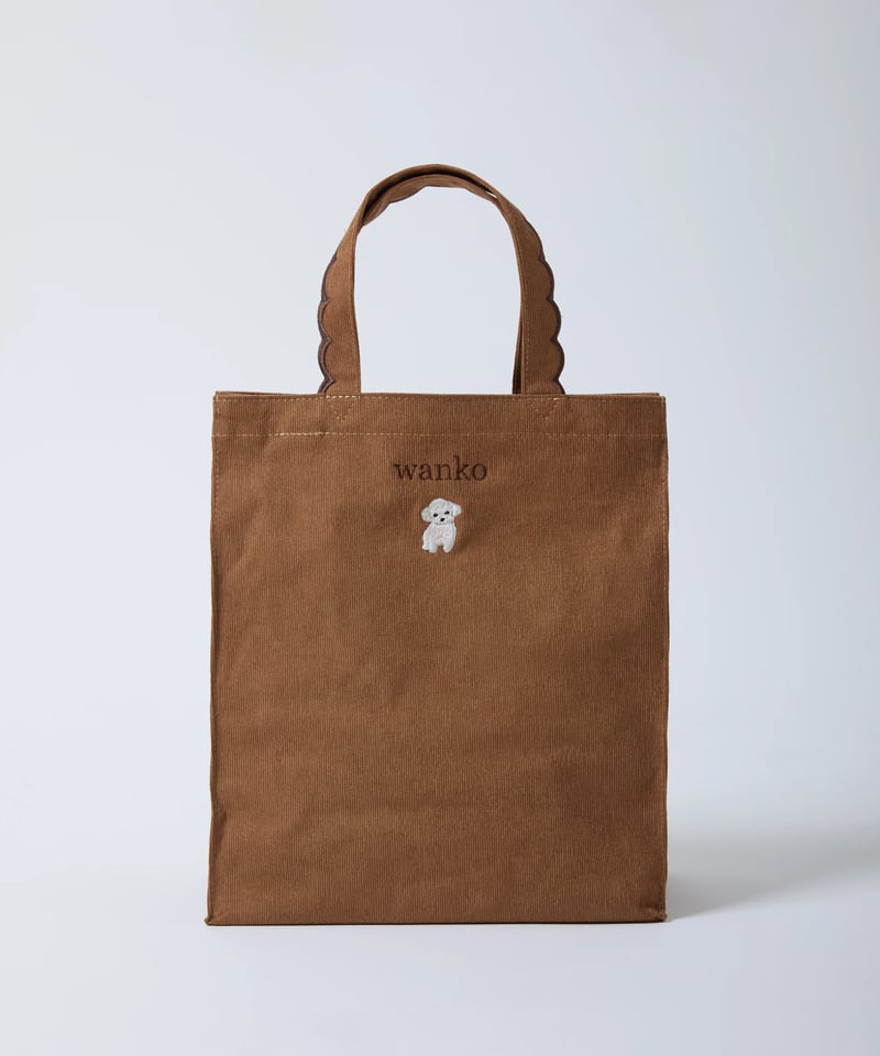Fleur tote beige×pink elu. Maison de Fleur Tote Bag, Ruffle 2-Way Tote Bag, Pink, One