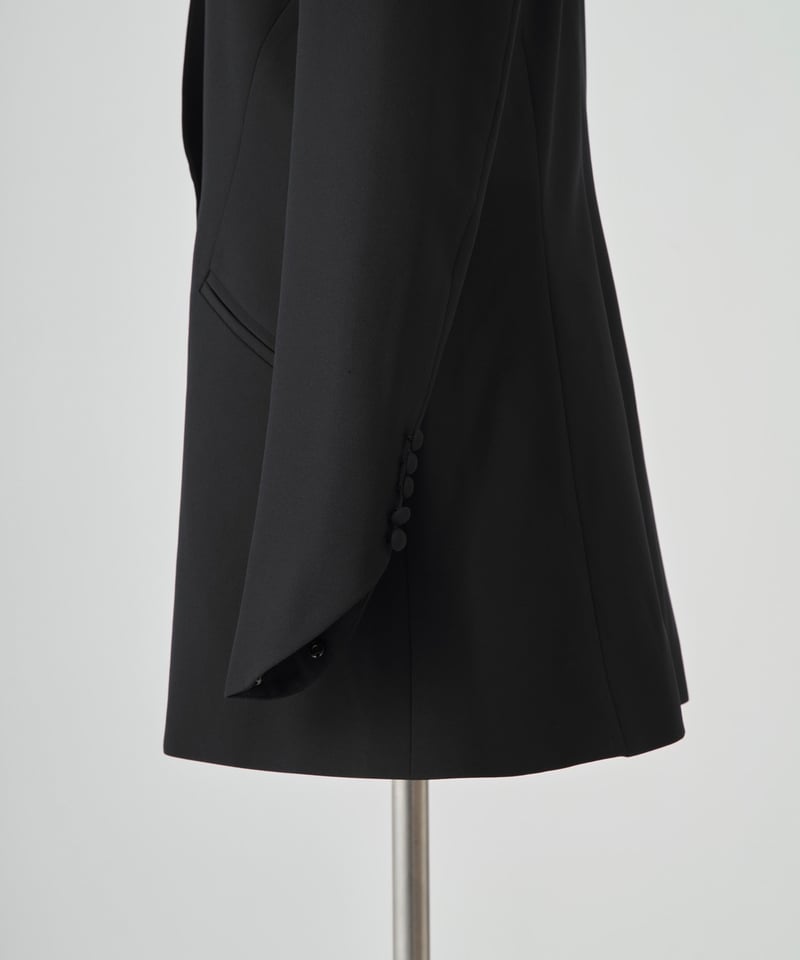 Victoria V collar Jacket Black | elu