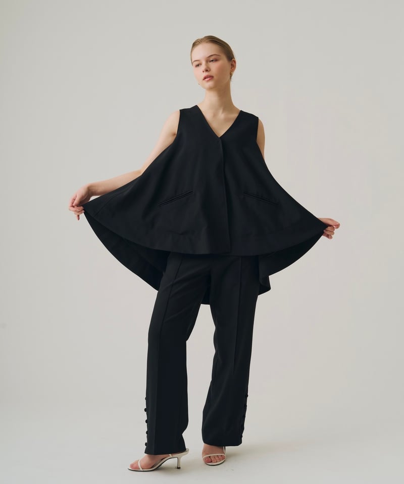 Victoria A-line Gillet Black | elu