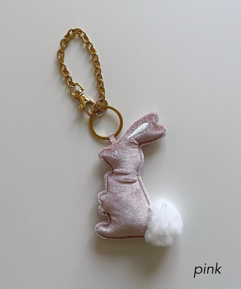 Fur rabbit bag charm | elu
