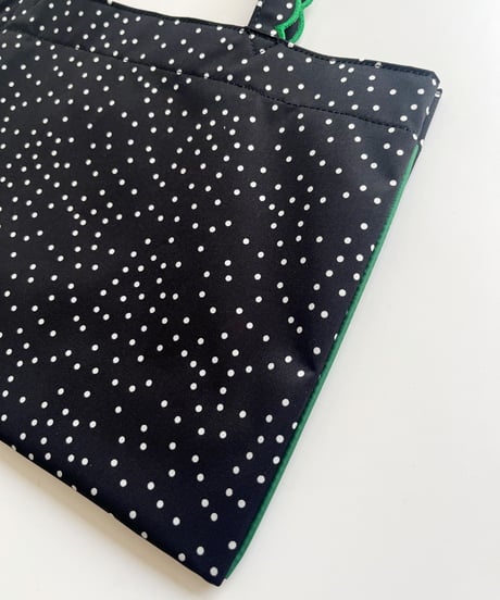 Fleur tote（lesson） Dot Green
