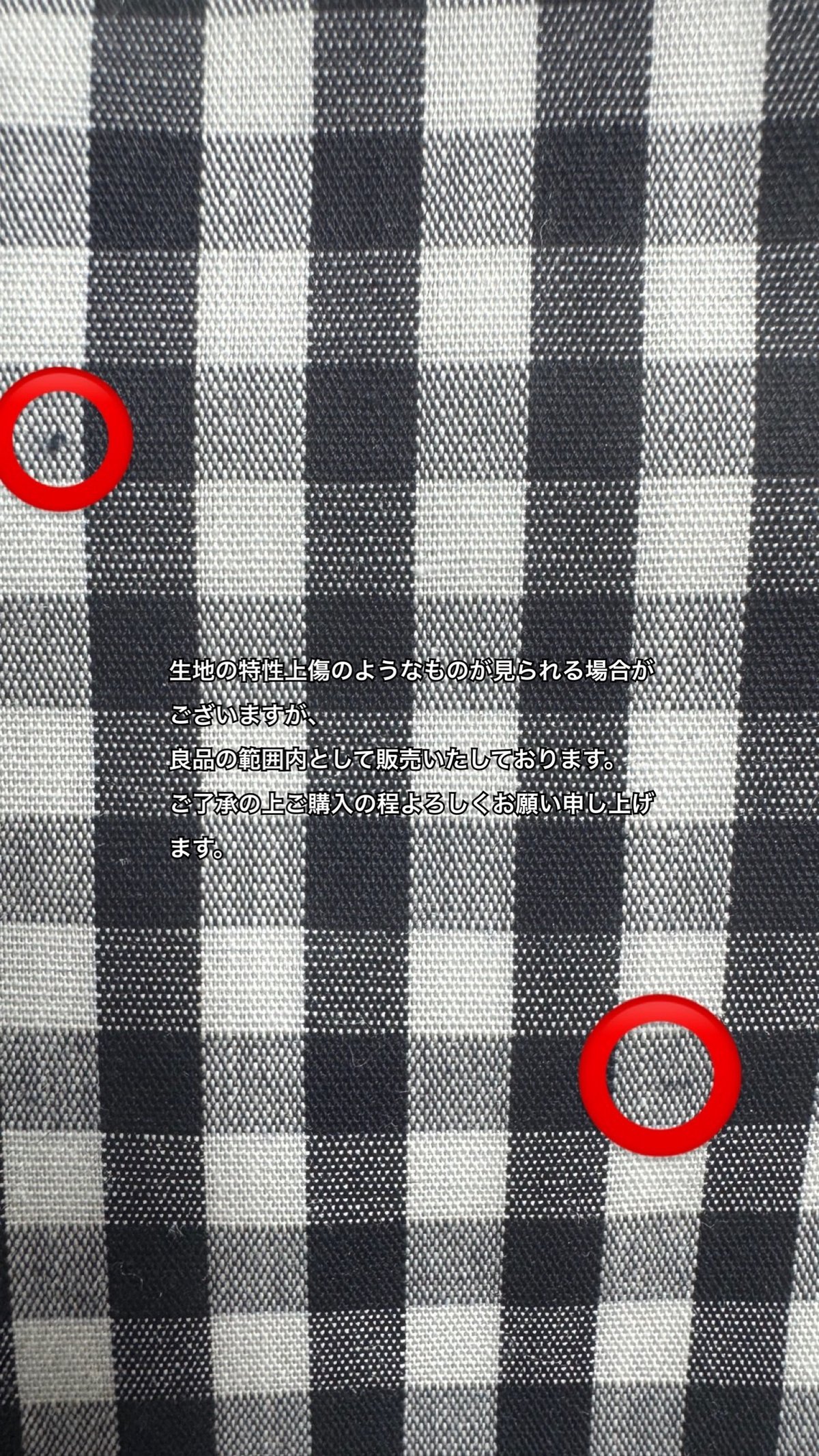 Fleur tote （square small） gingham check black×n
