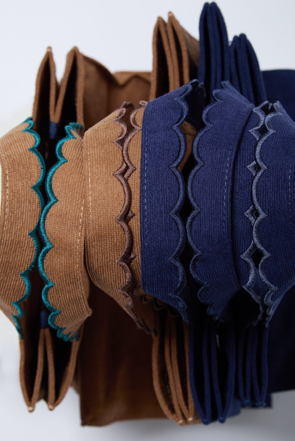 【新品・未使用】elu. 最新作フルールトート　Corduroy brown Fleur tote（square）Corduroy brown × brown | elu