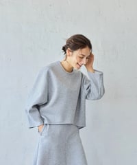 Daisy gather peplum UVcut sheer Parker -ivory-