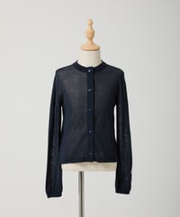 【KIDS】Breeze  sheer blouson cardigan UVcut &接触冷感 Navy