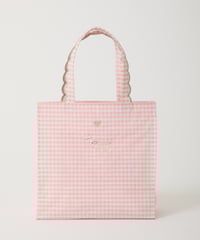 elu. フルールトート　ギンガムチェック　スモール Fleur tote （square small） gingham check beige×y