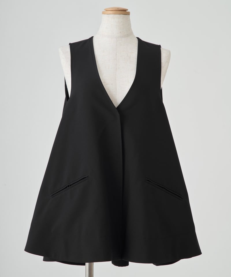 Victoria A-line Gillet Black | elu