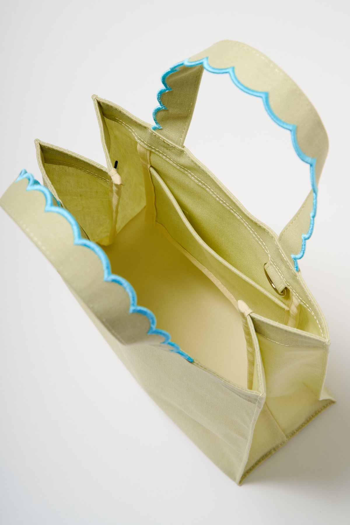 Fleur tote （square small）NEO Yellow | elu