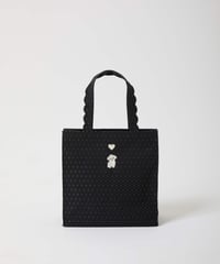 Fleur tote（medium） Dot Green | elu