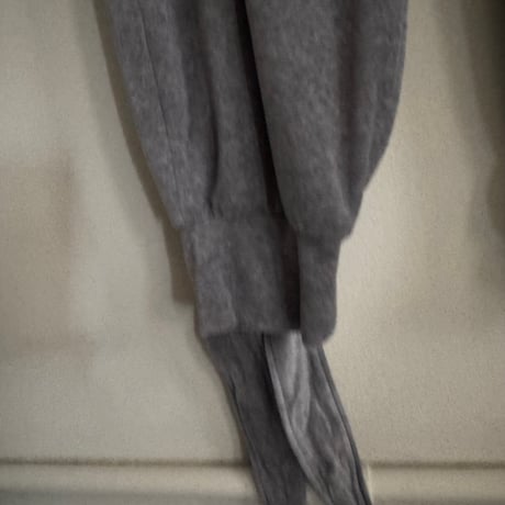 TENNE HANDCRAFTED MODERN　ribbon pants gray