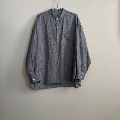 ゴーシュ コットン リネン チェック ローブ ダイ ワンピース コート