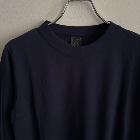 homspun 30/1天竺　長袖Tシャツ　ネイビー