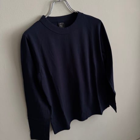 homspun 30/1天竺　長袖Tシャツ　ネイビー