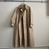 TENNE HANDCRAFTED MODERN　big size trench  ventile cotton　camel