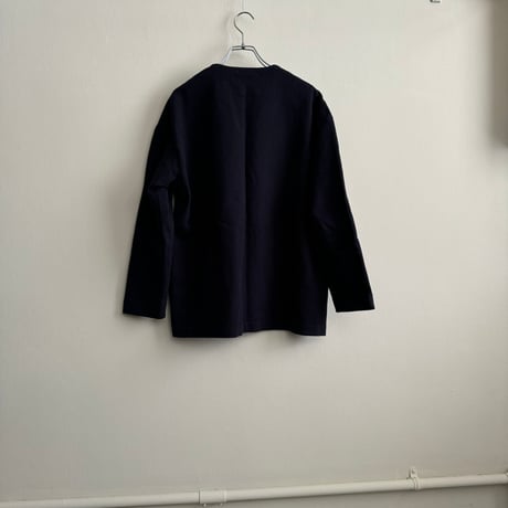 ゴーシュ　コットンカットソー　カーディガン　ネイビー