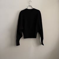 R＆D オールドマンズテーラー　ドルマンスリーブニット　ブラック