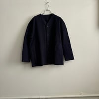 ゴーシュ　コットンカットソー　カーディガン　ネイビー