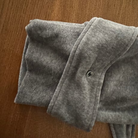 TENNE HANDCRAFTED MODERN　ribbon pants gray