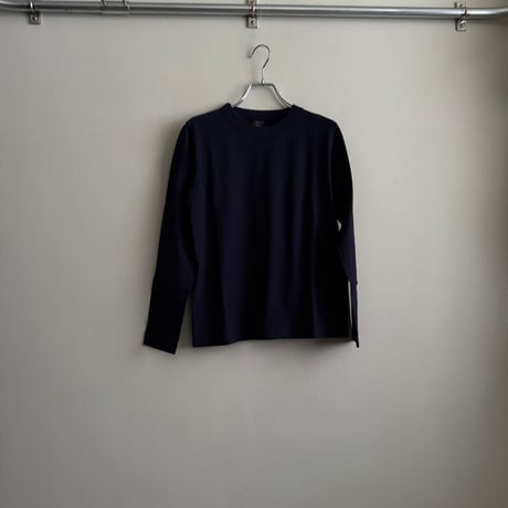 homspun 30/1天竺　長袖Tシャツ　ネイビー