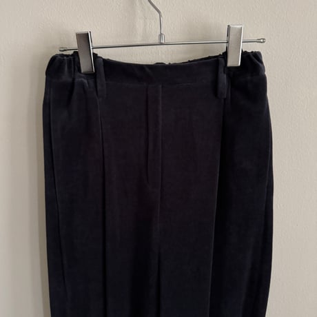 TENNE HANDCRAFTED MODERN　ribbon pants gray