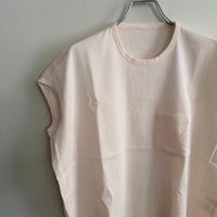 ゴーシュ　ピケクレープ　フレンチTシャツ　　ライトベージュ　ネイビー　ブラック