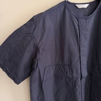 homspun  タイプライター 比翼ブラウス　ネイビー