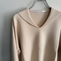 TENNE HANDCRAFTED MODERN. cashmere cotton sailor pullover