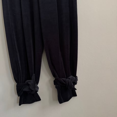 TENNE HANDCRAFTED MODERN　ribbon pants gray