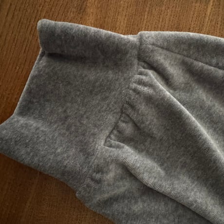 TENNE HANDCRAFTED MODERN　ribbon pants gray