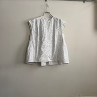 koton 　Fleur ノースリーブ ブラウス　ブルー 　ベージュ