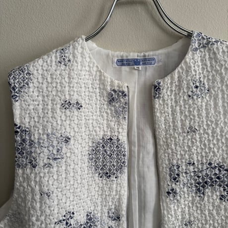 専用★オールドマンズテーラー ボタニカルモチーフ コットン ニット カーディガン オールドマンズテーラー ボタニカルモチーフ コットン ニット