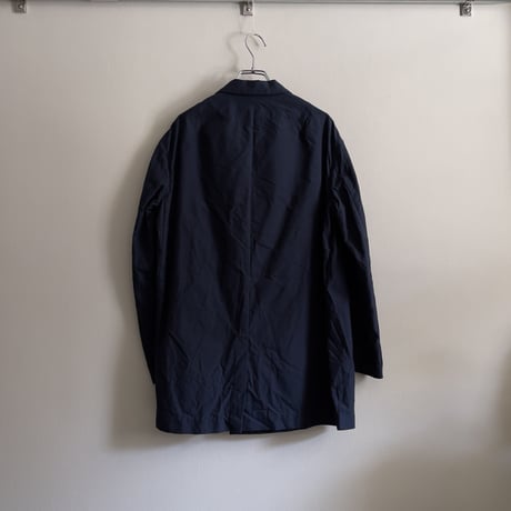 ゴーシュ　コットン　ロングジャケット　ネイビー