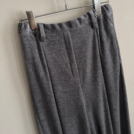 TENNE HANDCRAFTED MODERN　ribbon pants gray