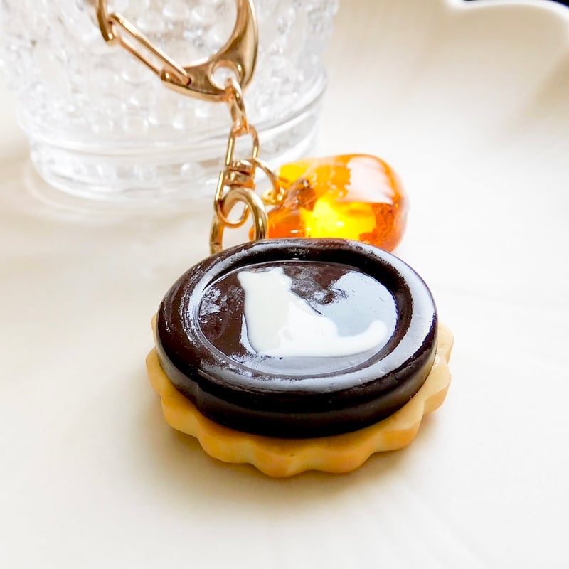 猫のコインチョコクッキー・キーホルダー | Sweet Cats