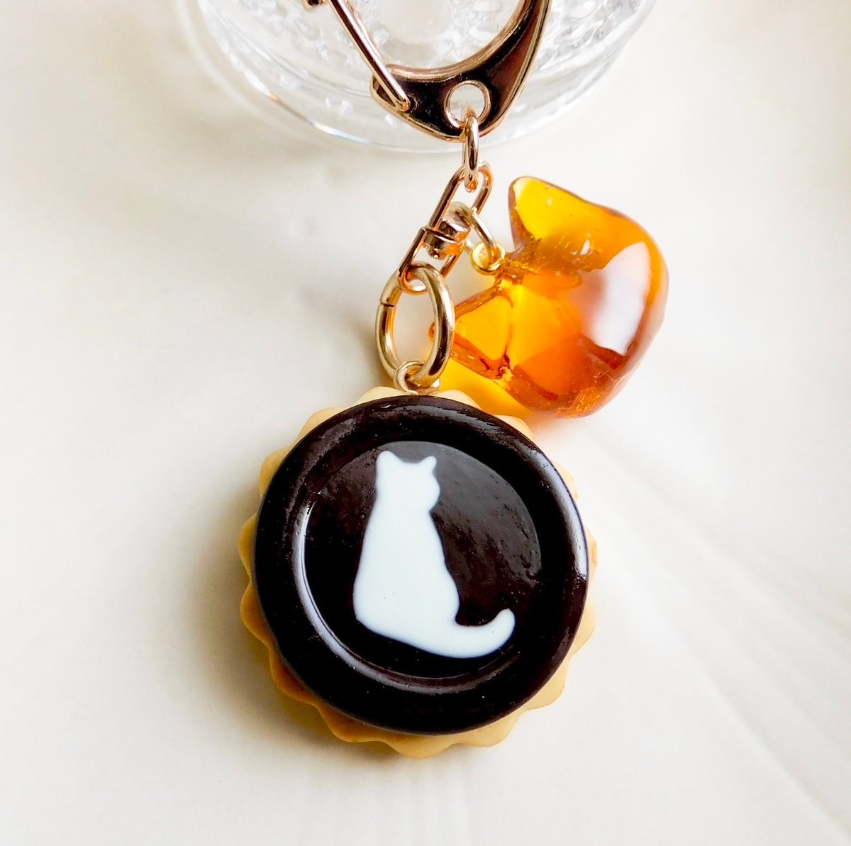 猫のコインチョコクッキー・キーホルダー | Sweet Cats