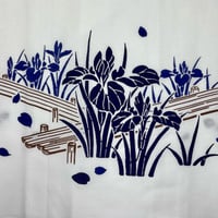歌川広重 名所江戸百景〉堀切の花菖蒲神の森真崎 | Iris Lab