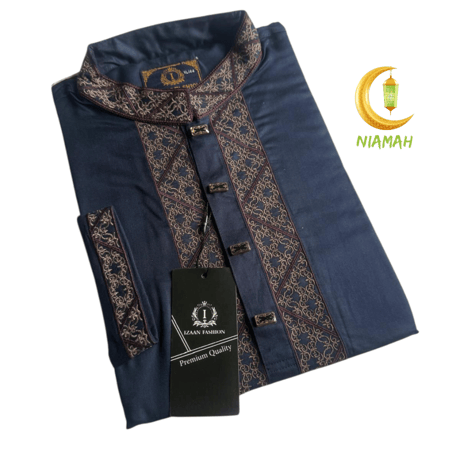 MEN'S PUNJABI Navy blue  XL/M size