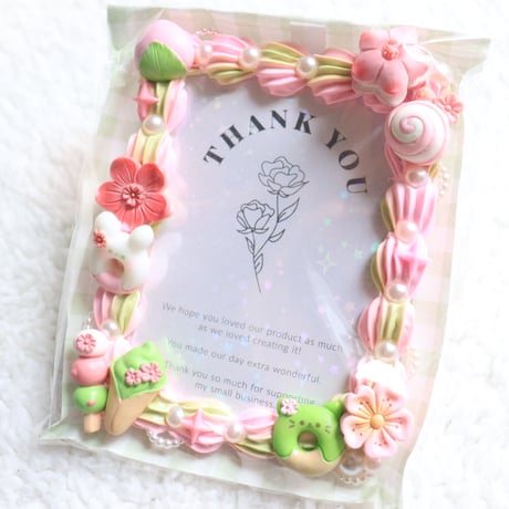 桜抹茶のトレカケース