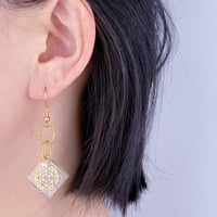 いのりの耳環・小｜丸形リング小サイズのフックピアス