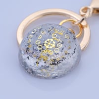 とびらの月（星宿り）｜ギベオン隕石枠なしキーホルダー
