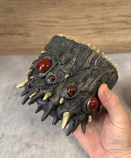 リペア品｜赤目黒大鉢：寅50