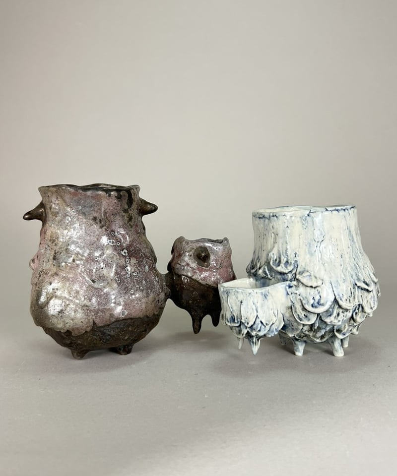 布かぶりキーホルダー & 中鉢：Q3 | どろどろかぶり｜ハンドメイド